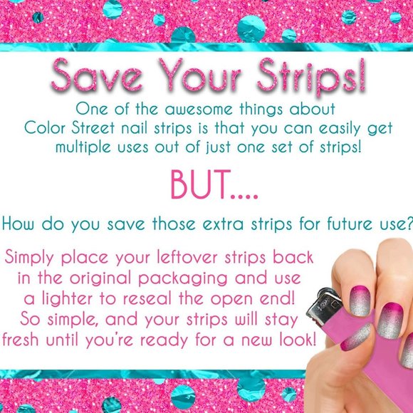 Color Street 100% Nail Polish Strips Himalayan Salt Cream Finish - Picture 6 of 6